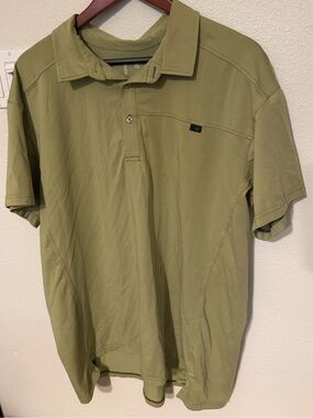Arc'teryx Men's Polo in Olive Green